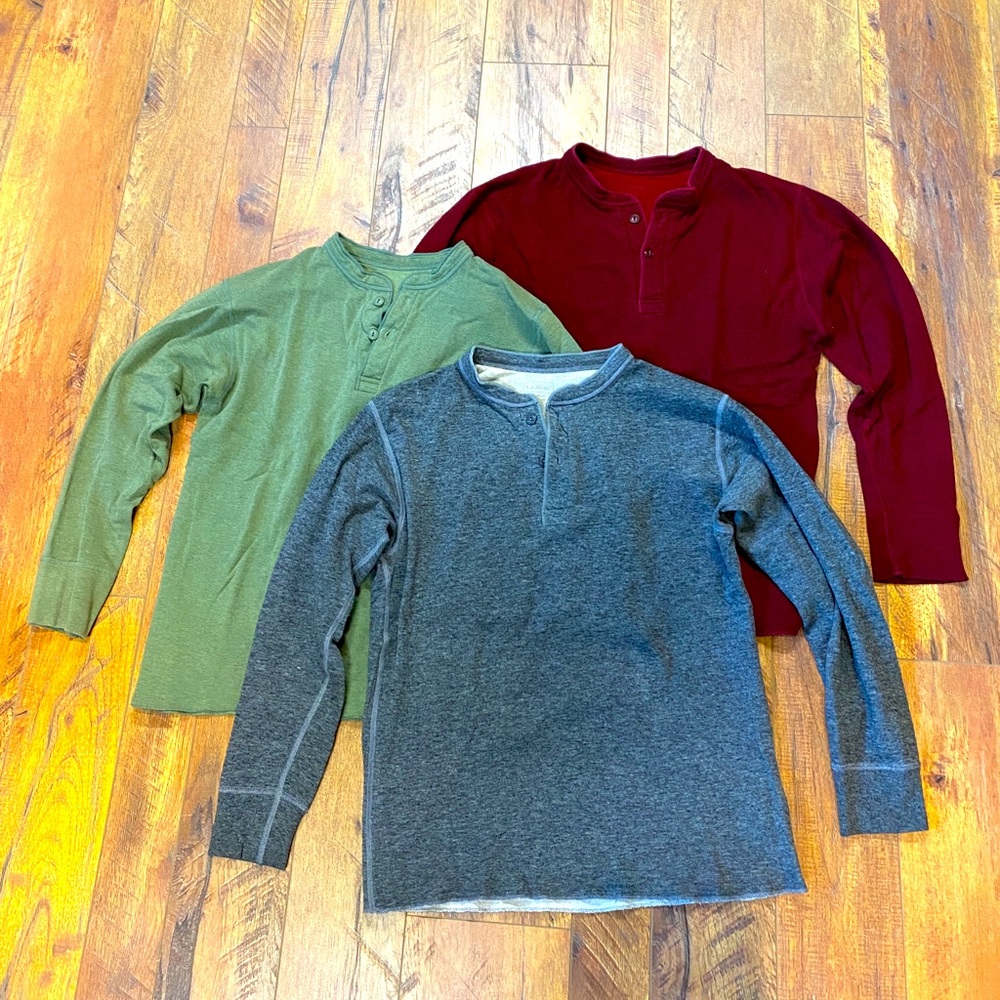 LL Bean River Driver Henley bundle